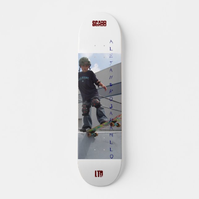Alejandro Jaramillo, scabb-ltd Skateboard Deck (Front)
