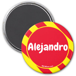 Alejandro Red/Yellow Magnet