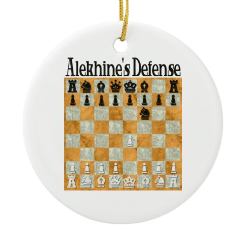 Alekhine's Defense Ornament