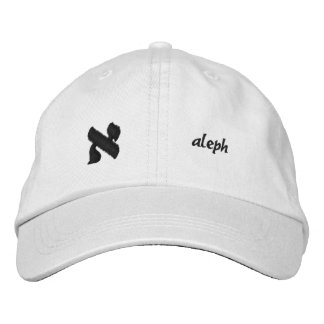 Aleph - Customizable Hebrew Alphabet Embroidered Baseball Hat