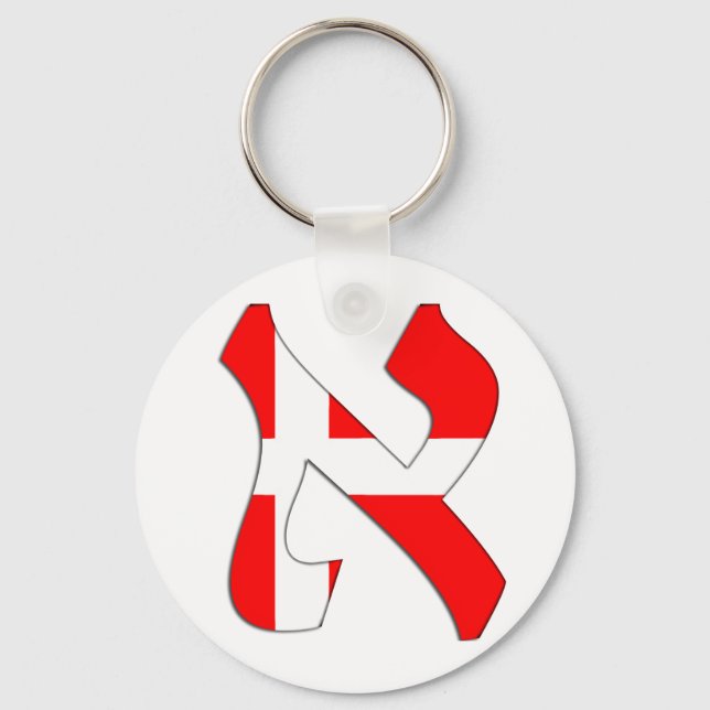 Aleph Denmark Keychain (Front)