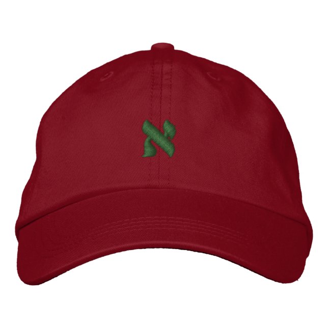 Aleph Embroidered Baseball Cap (Front)