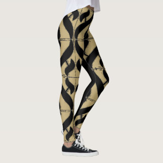 Aleph Symbol Reflection Leggings