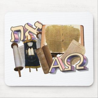 Aleph Tav / Alpha Omega Mouse Pad