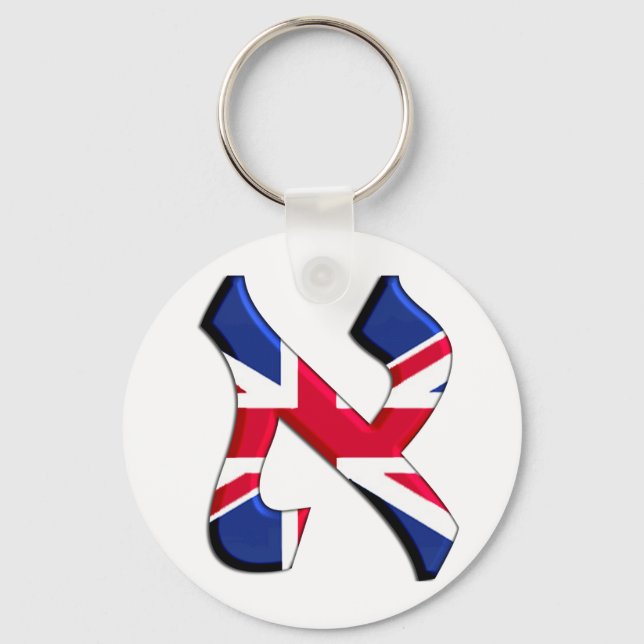 Aleph Uk.png Keychain (Front)