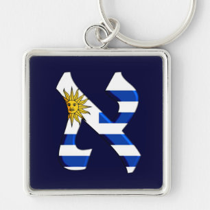Aleph uruguay.png keychain