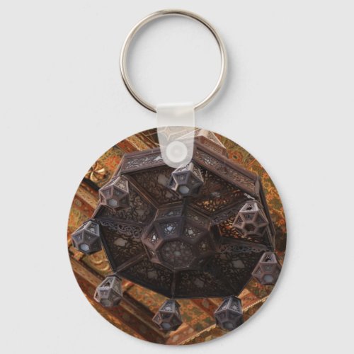 Aleppo Citadel Syria Poster Keychain