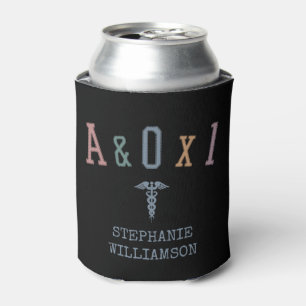 Alert and Oriented to Person A&OX1 Nurse Gifts Can Cooler
