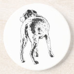 Alert at the Table Coaster