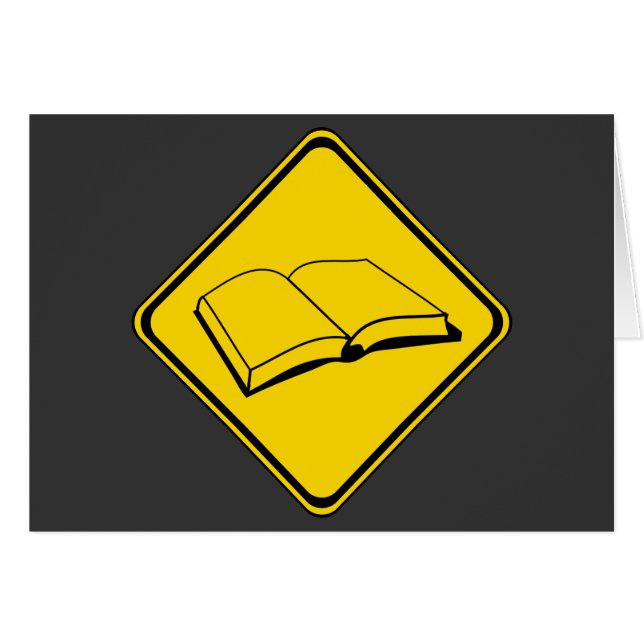 Alert: Books Ahead! Cards (Front Horizontal)