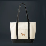 Alert Golden Retriever Canvas Bag<br><div class="desc">Alert Golden Retriever dog standing at attention.</div>
