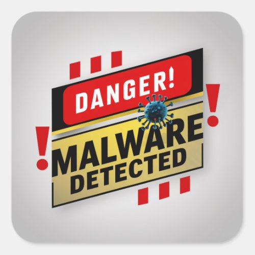 Alert Malware Detected _ Avoid Clicking  Sticker