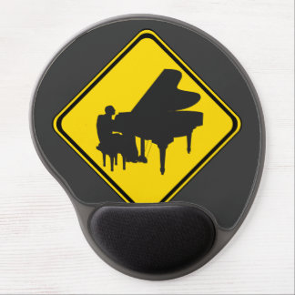 Alert: Piano Player Ahead! Gel Mouse Pad