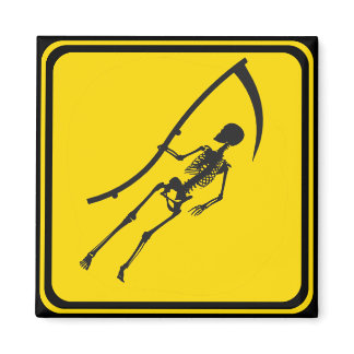 Alert: Skeleton ahead! Magnet