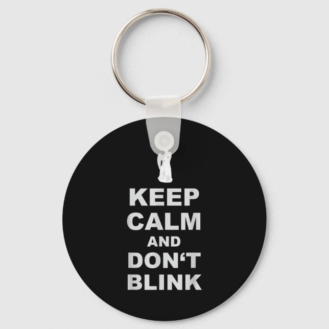 Alert - Weeng Angel - Keep Calm And Dont Blink 2  Keychain (Front)
