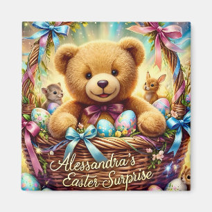 ALESSANDRA ~ Easter Teddy Bear ~ Magnet