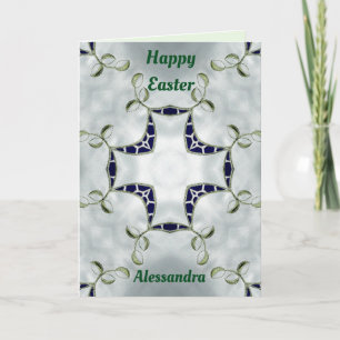 ALESSANDRA ~ Personalized Easter card pattern ~