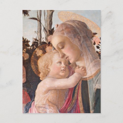 Alessandro Botticellis The Virgin and Child Postcard