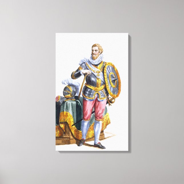 Alessandro Farnese (1546-92) Duke of Parma from 'R Canvas Print (Front)