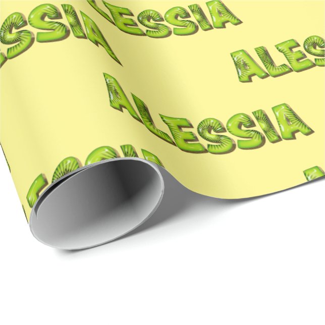 Alessia Kiwi Fruit gift paper gift paper (Roll Corner)