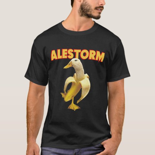 Alestorm Funny Banana Duck T_Shirt
