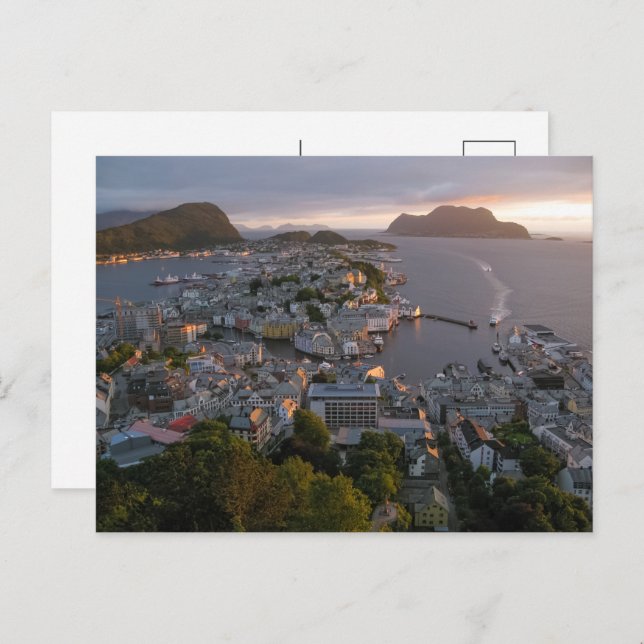Alesund Norway Holiday Postcard (Front/Back)
