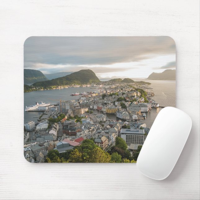 Alesund Norway Mouse Pad (With Mouse)