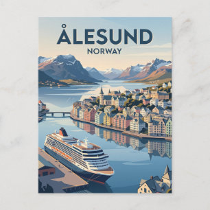 Ålesund, Norway Norway Postcard