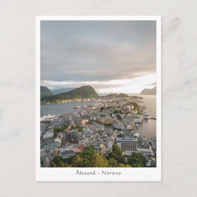 Alesund Norway Postcard (Front)