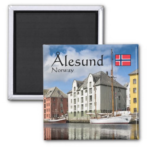 Alesund Norway Souvenir Magnet