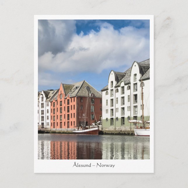 Alesund Norway Travel Photo Postcard (Front)