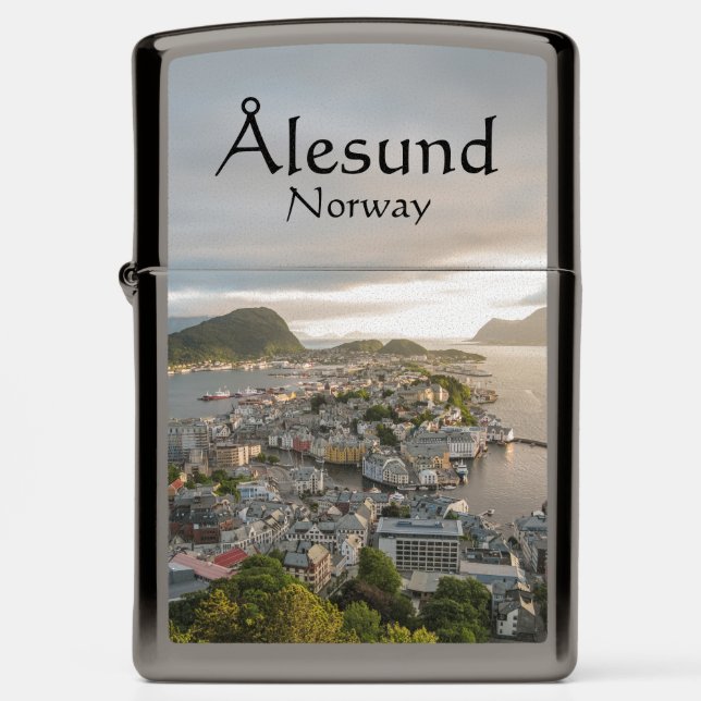 Alesund Norway Zippo Lighter (Front)