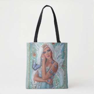 Aletta fairy celestial fantasy by Renee Lavoie  Tote Bag