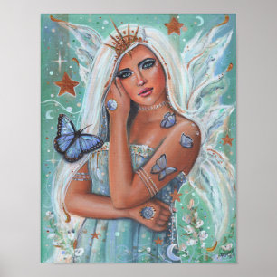 Aletta goddess fairy by Renee Lavoie Poster