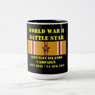Aleutian Islands Campaign Two-Tone Coffee Mug