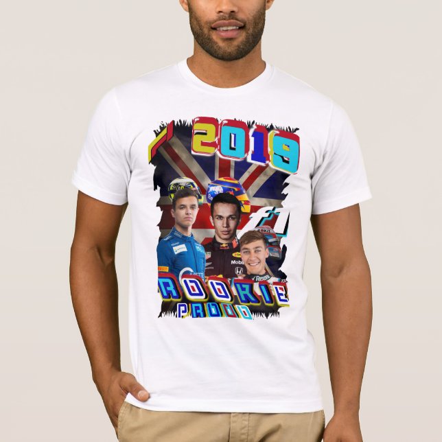 Alex Albon, George Russell, Lando Norris Formula 1 T-Shirt (Front)