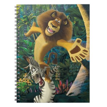 Alex And Marty Balance Notebook by madagascar at Zazzle