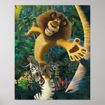 Alex And Marty Balance Poster by madagascar at Zazzle
