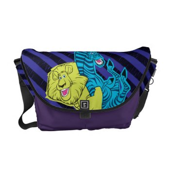 Alex And Marty Buddies Messenger Bag by madagascar at Zazzle