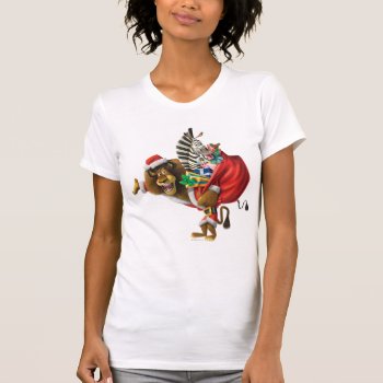 Alex And Marty Holiday T-shirt by madagascar at Zazzle