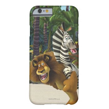 Alex And Marty Playful Barely There Iphone 6 Case by madagascar at Zazzle