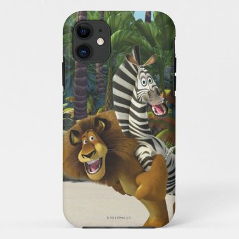 Alex And Marty Playful Iphone 11 Case by madagascar at Zazzle