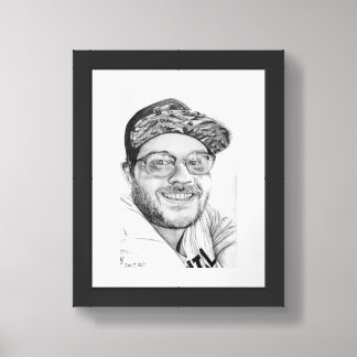 ALEX F 2 PORTRAIT FRAMED ART