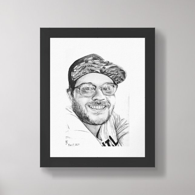 ALEX F 2 PORTRAIT FRAMED ART (Framed Front)