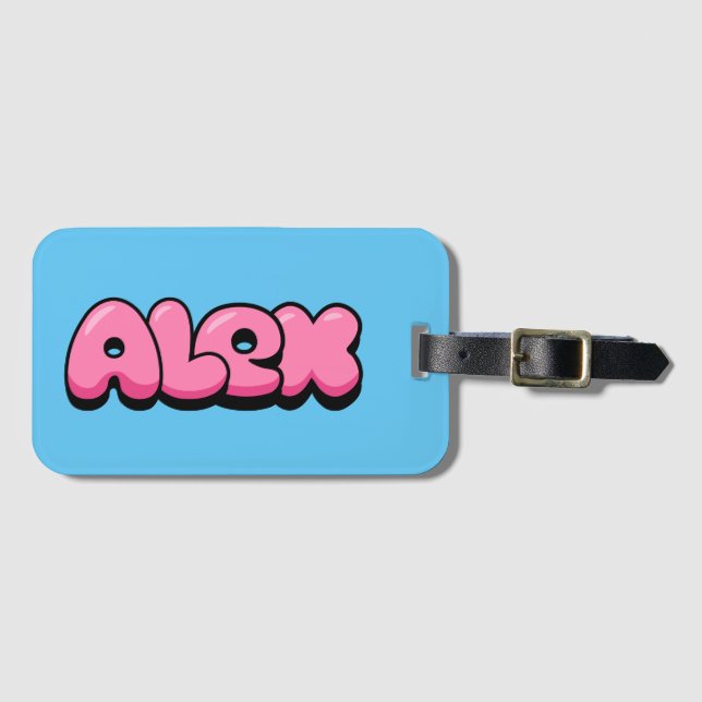 Alex Luggage Tag (Front Horizontal)