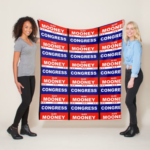 Alex Mooney West Virginia Congress Fleece Blanket