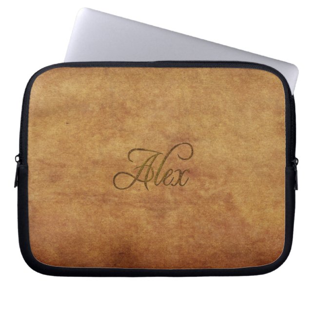 Alex Name-branded Laptop Sleeve (Front)