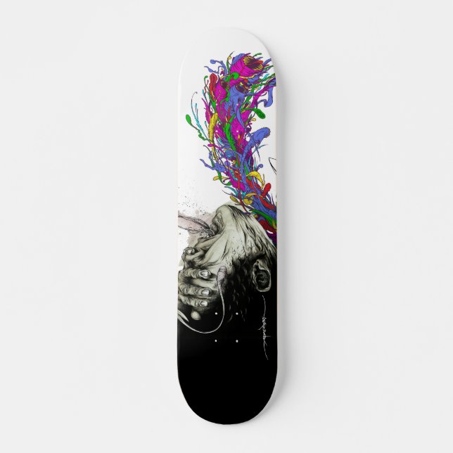 Alex Pardee "Escaped Convict(ion)" Skateboard Deck (Front)