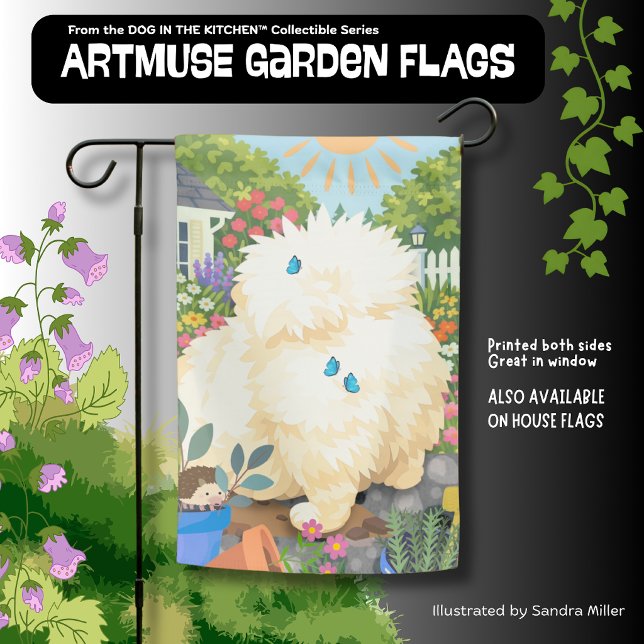 ALEXA Cream Chow Garden Flag (Creator Uploaded)