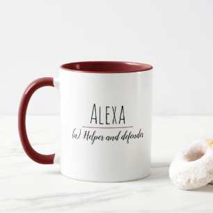 "Alexa" Name Meaning Mug